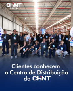 CHINT recebe distribuidores e clientes no Centro de Distribuição em Extrema